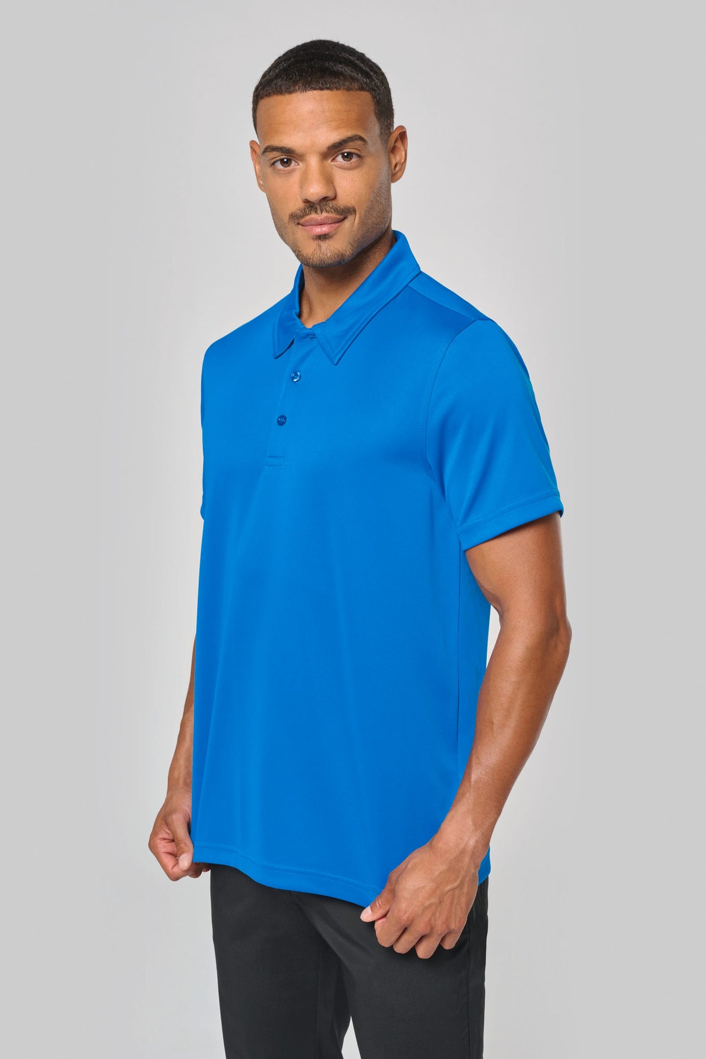 Polo deportivo manga corta hombre