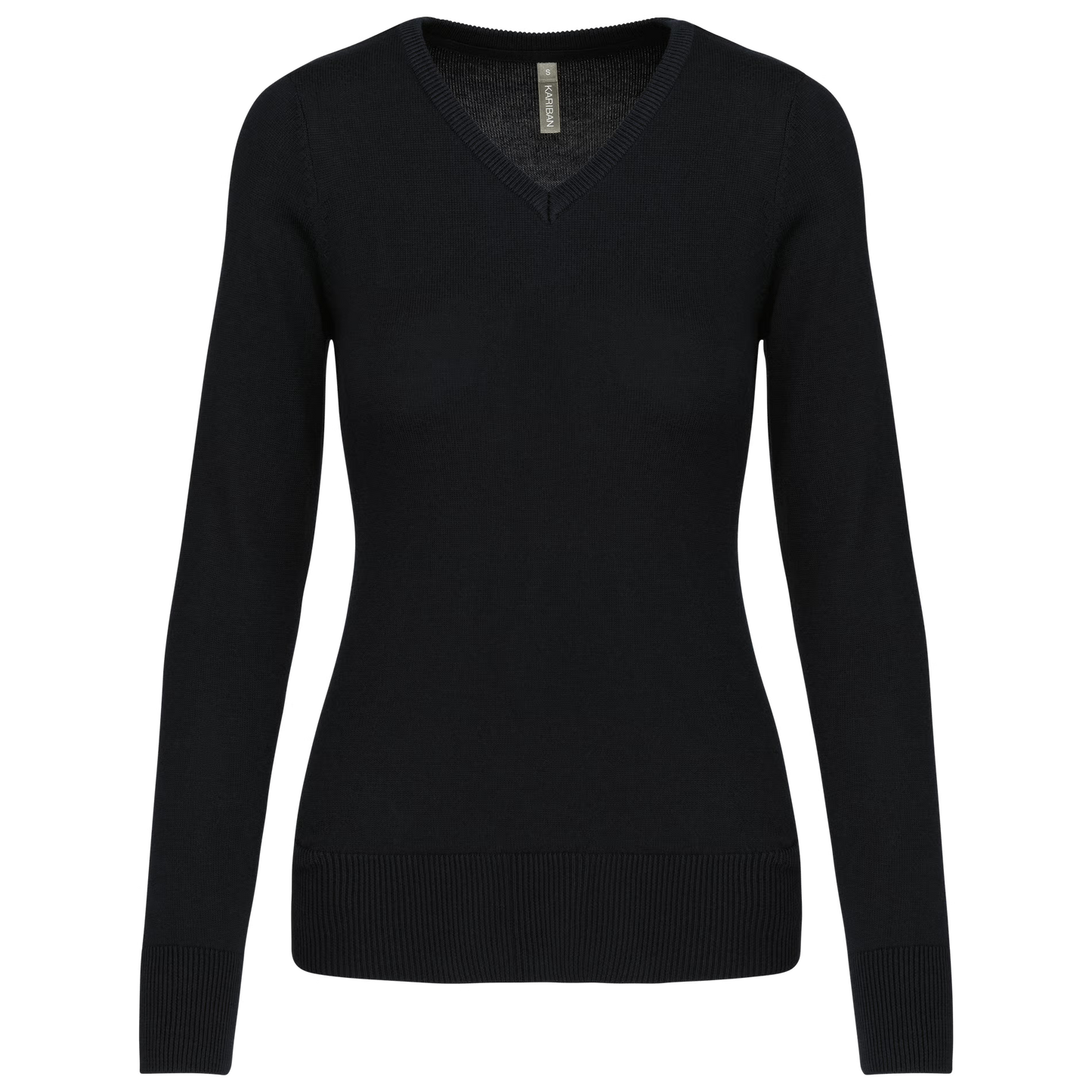 Jersey cuello de pico mujer
