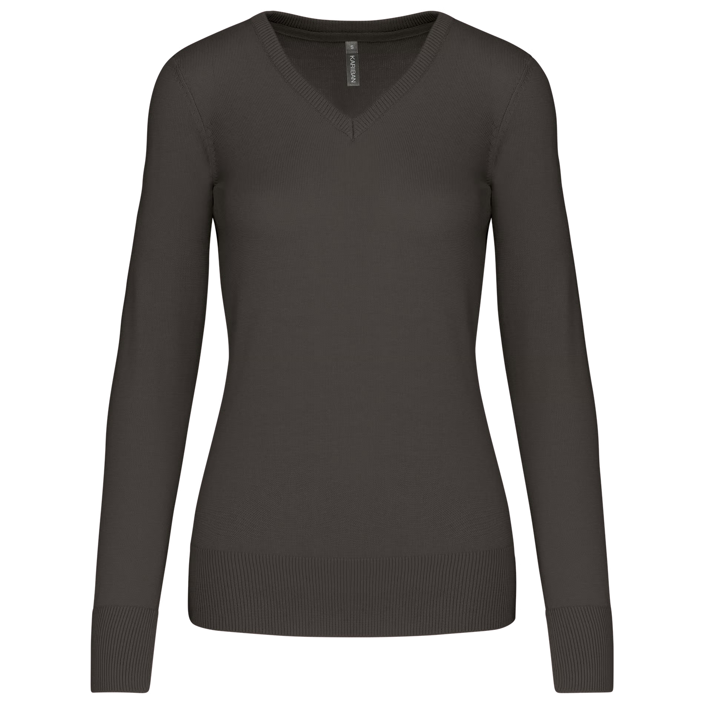 Jersey cuello de pico mujer