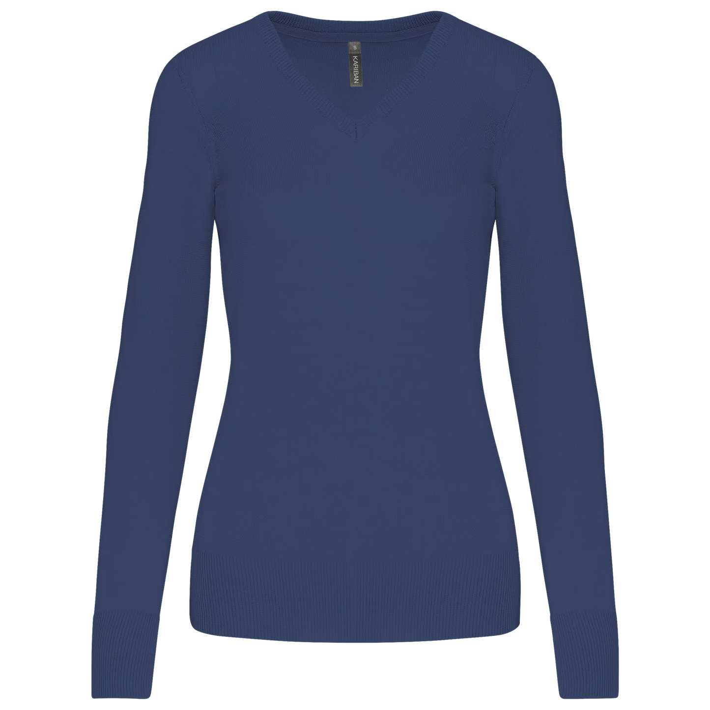 Jersey cuello de pico mujer