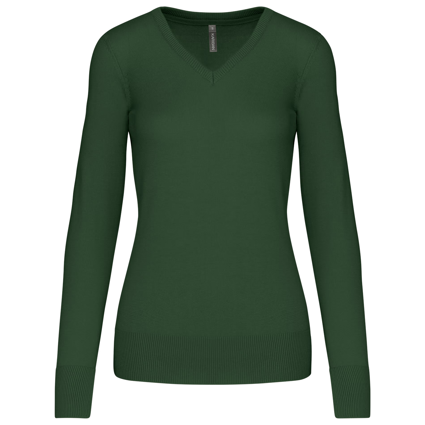 Jersey cuello de pico mujer