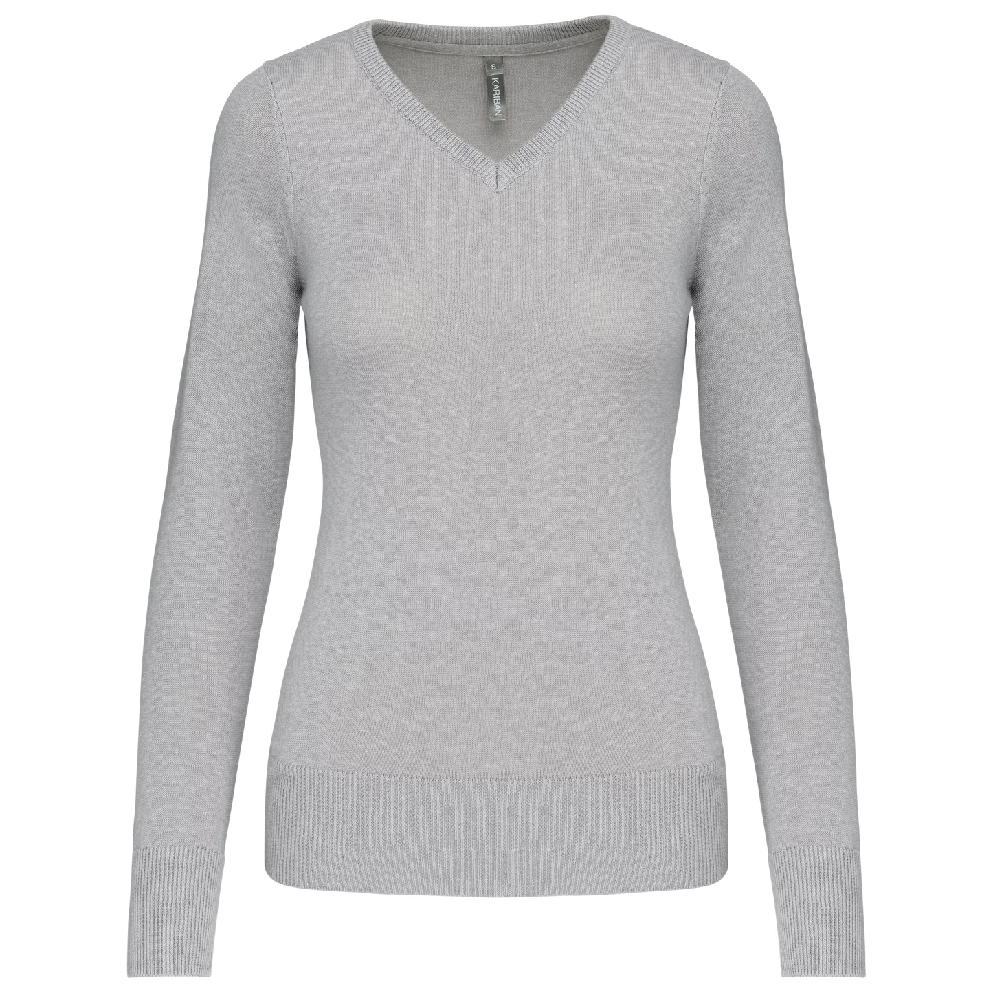 Jersey cuello de pico mujer
