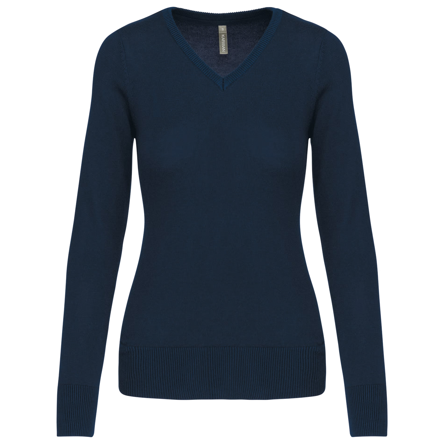 Jersey cuello de pico mujer