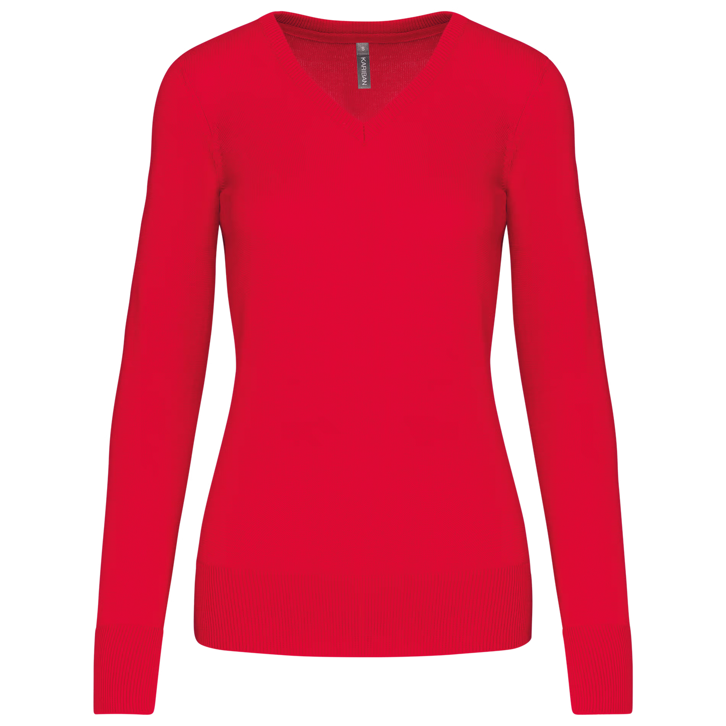 Jersey cuello de pico mujer
