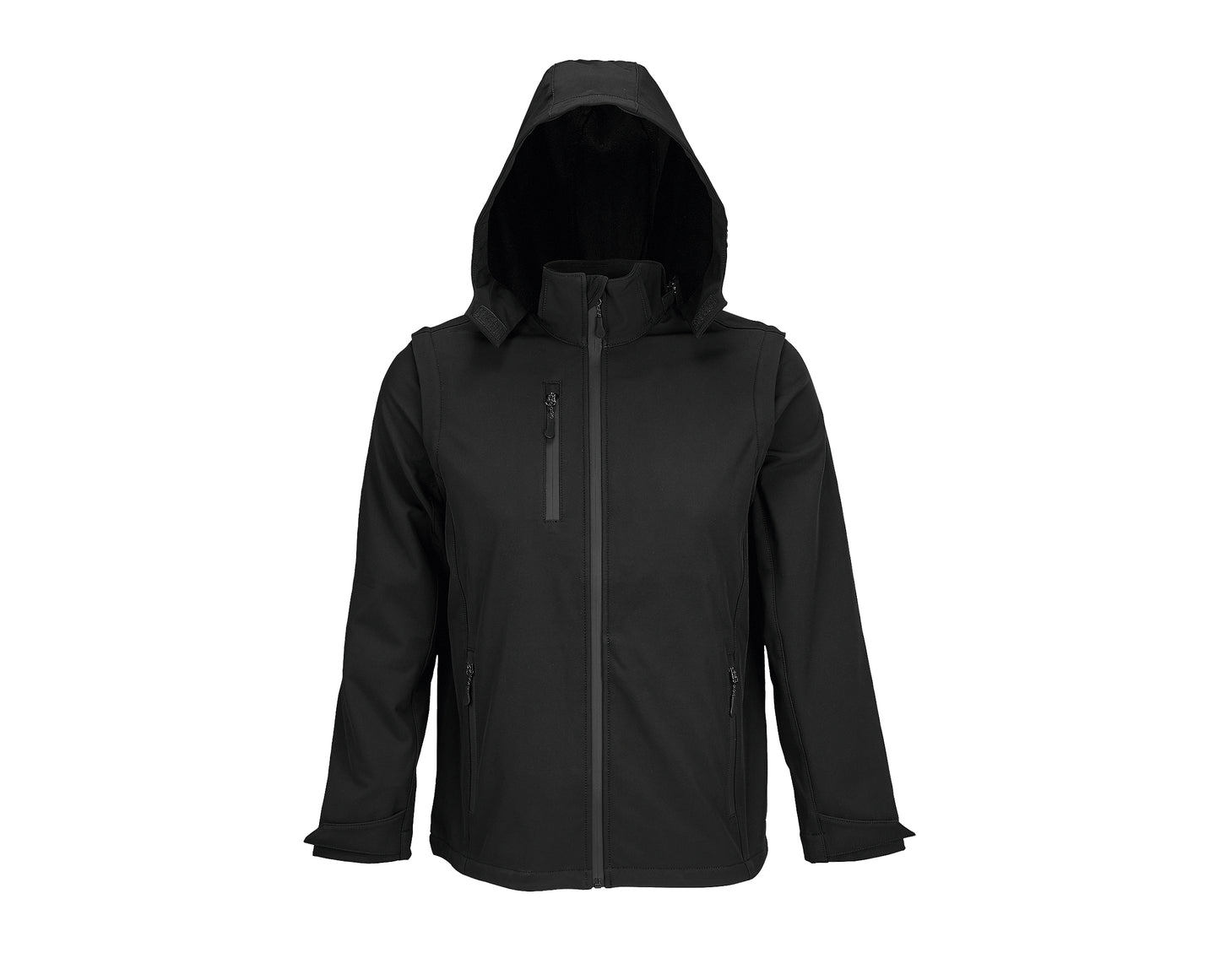 SOFTSHELL CON CAPUCHA Y MANGAS DESMONTABLES - SOL'S FALCON 3IN1